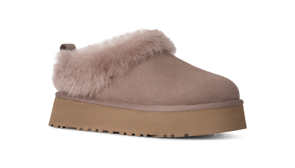 Women's Suede Platform Slipper - Orchid