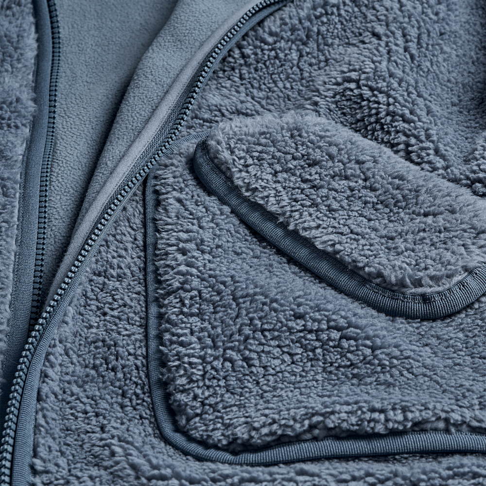 Women's Plush Fleece Zip Hoodie - Chestnut