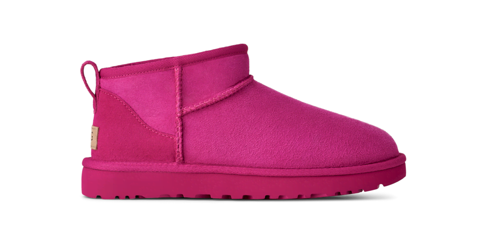 Women's Ultra-Short Sheepskin Boot - Grey