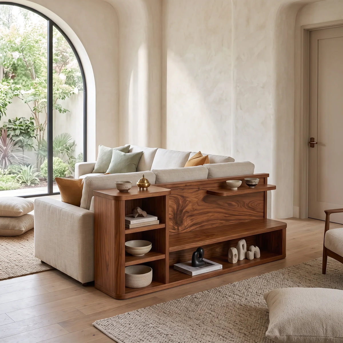 Modern Storage Console Cabinet For Open Living Space