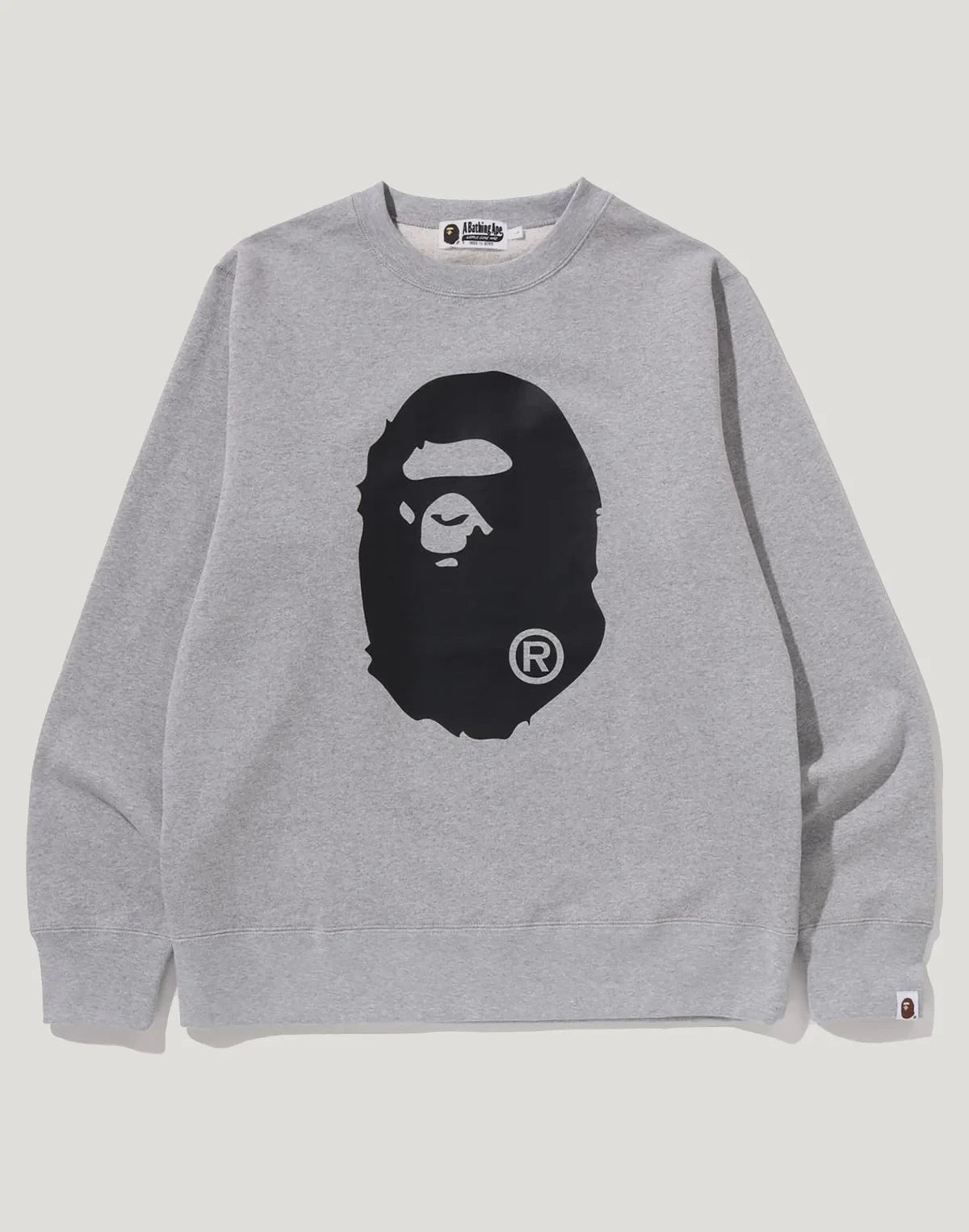 Men's Cotton Animal Graphic Crewneck Sweatshirt - Black