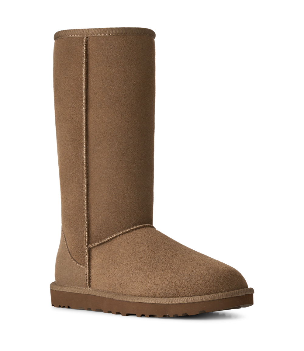 Women's Tall Sheepskin Boot - Black