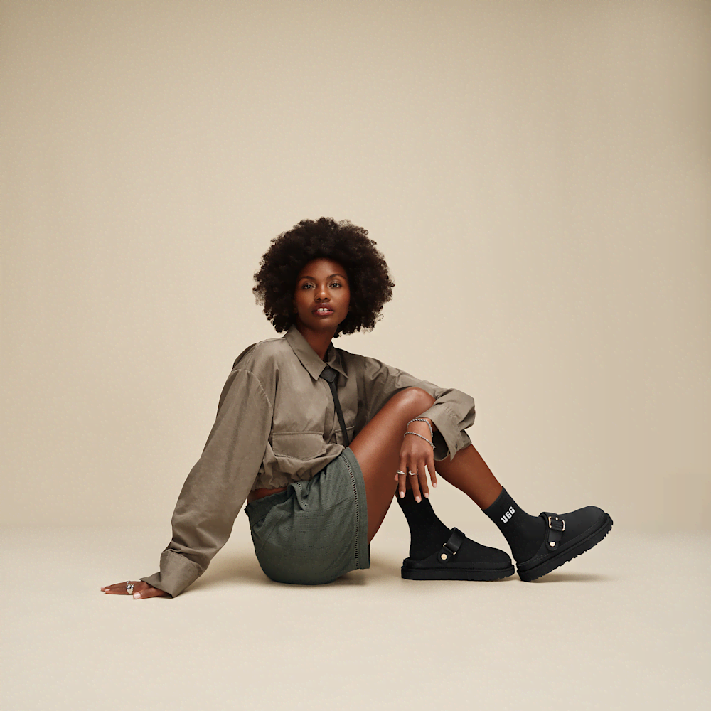 Women's Nubuck Convertible Clog - Mustard