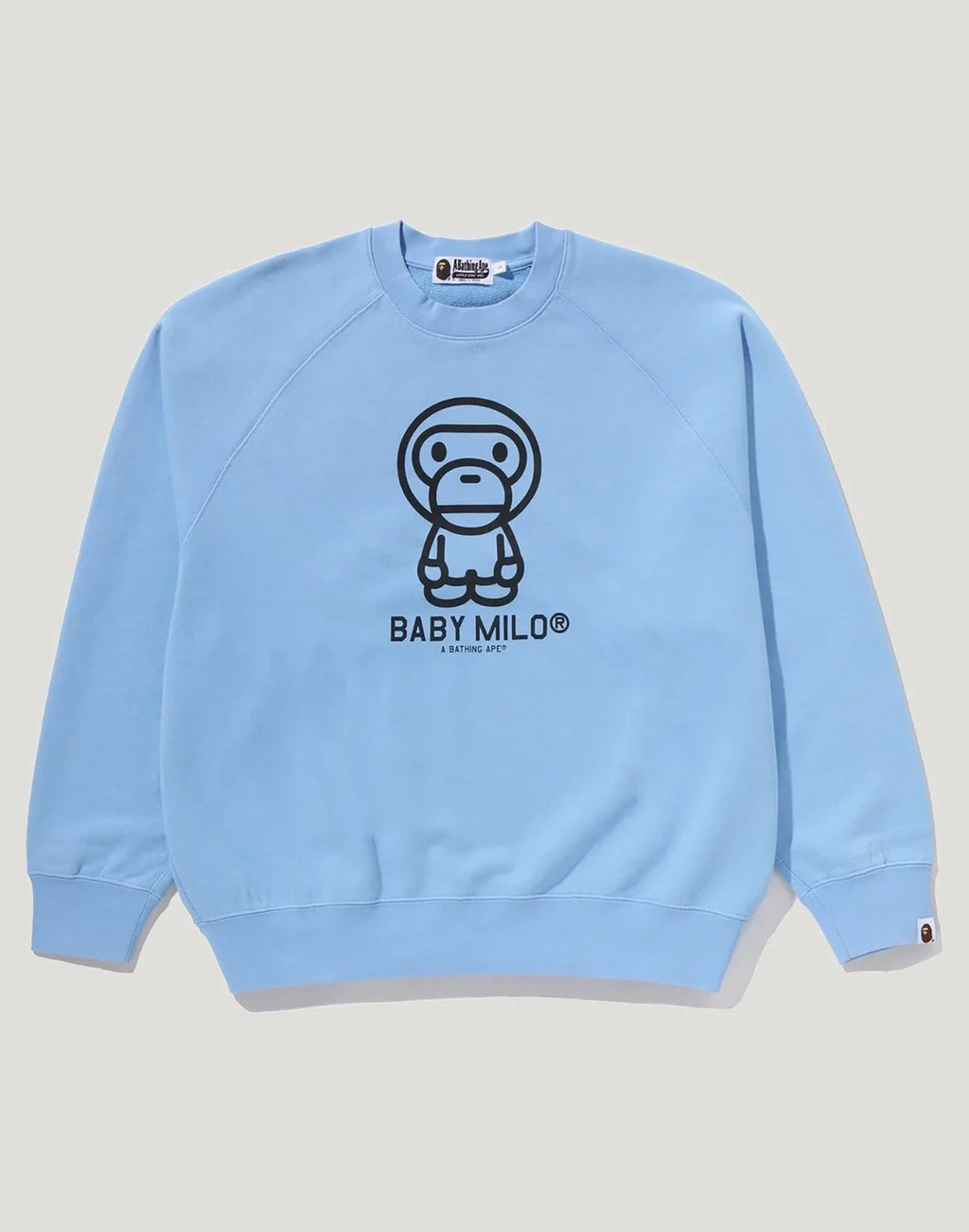 Men's Washed Graphic Crewneck Sweatshirt - Blue