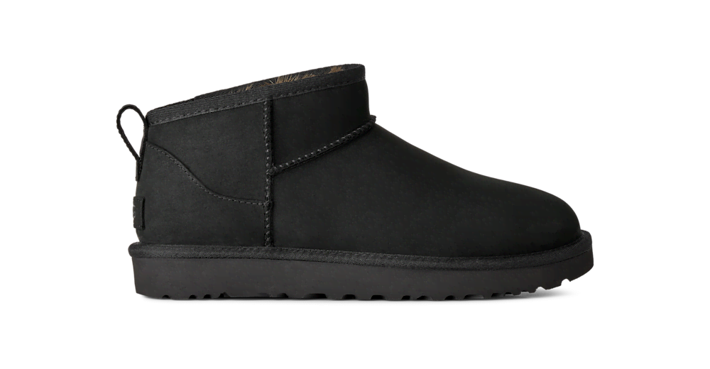 Women's Nubuck Mini Boot - Dark Chestnut