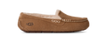 Women's Water-Resistant Suede Moccasin Slipper - Black