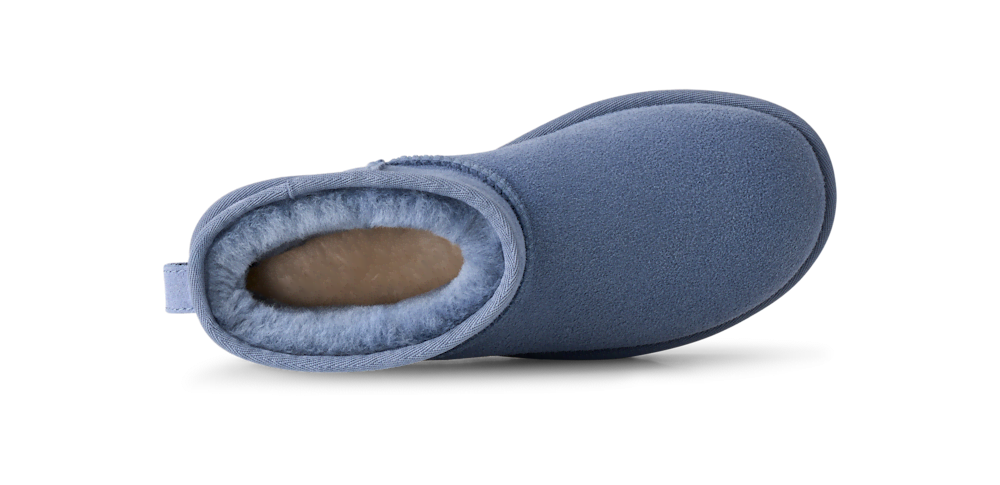 Women's Mini Sheepskin Boot - Dark Indigo
