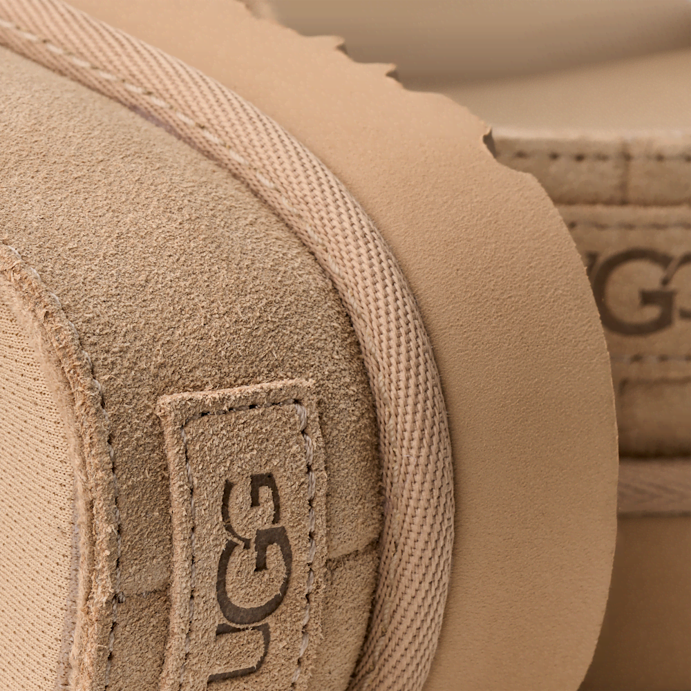 Women's Suede Cutout Slide Sandal
