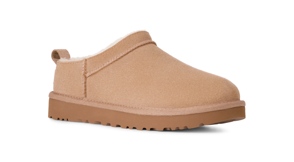 Women's Suede Micro Boot - Sand