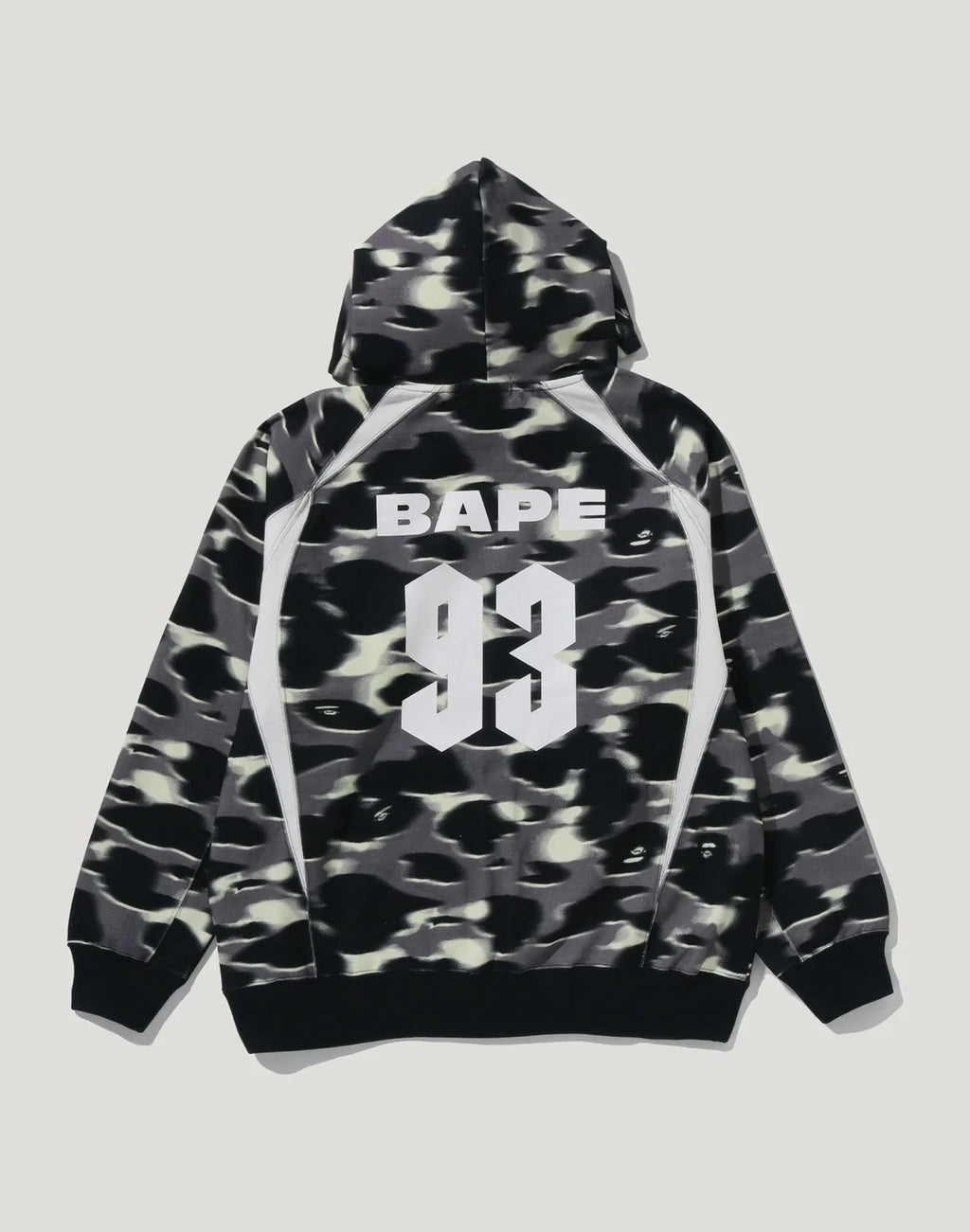 Men's Relaxed-Fit Graphic Pullover Hoodie - Black
