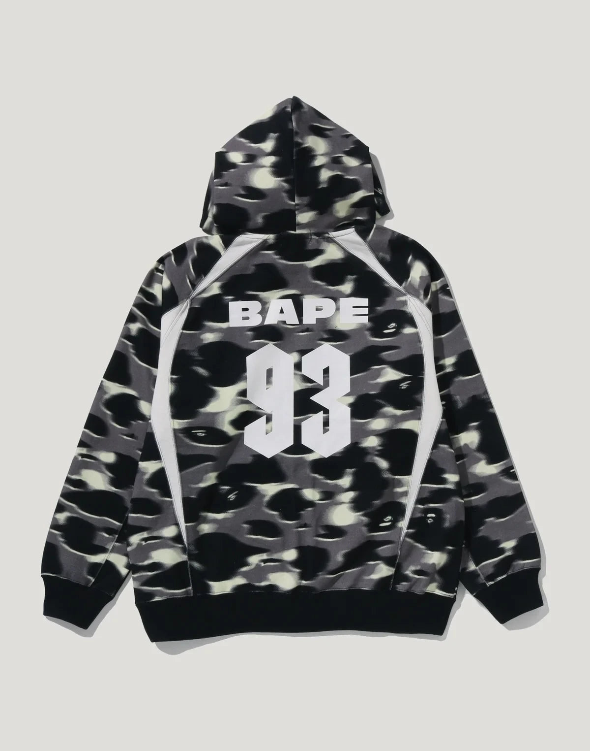 Men's Relaxed-Fit Graphic Pullover Hoodie - Black