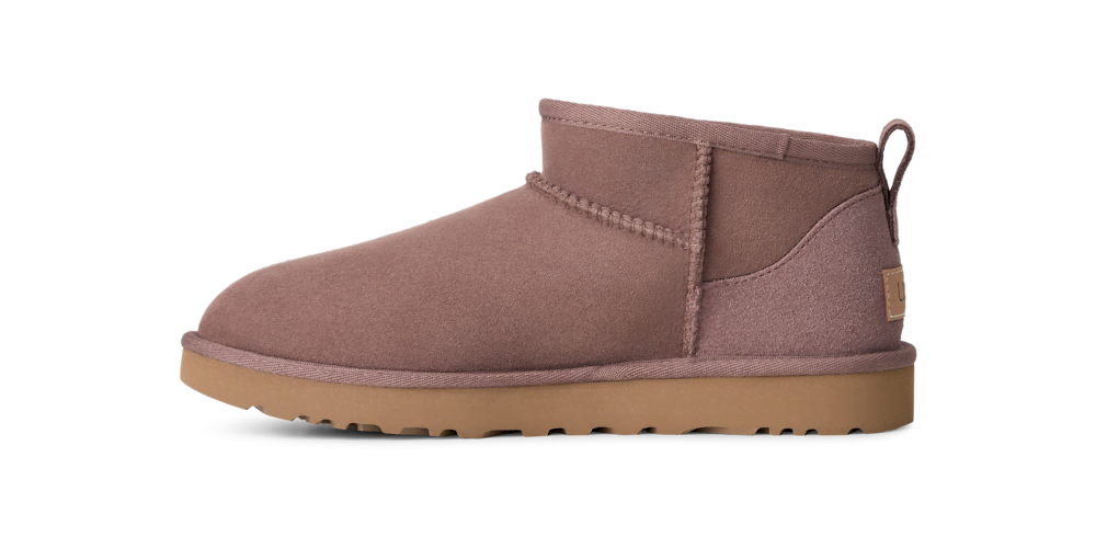 Women's Ultra-Short Sheepskin Boot - Grey