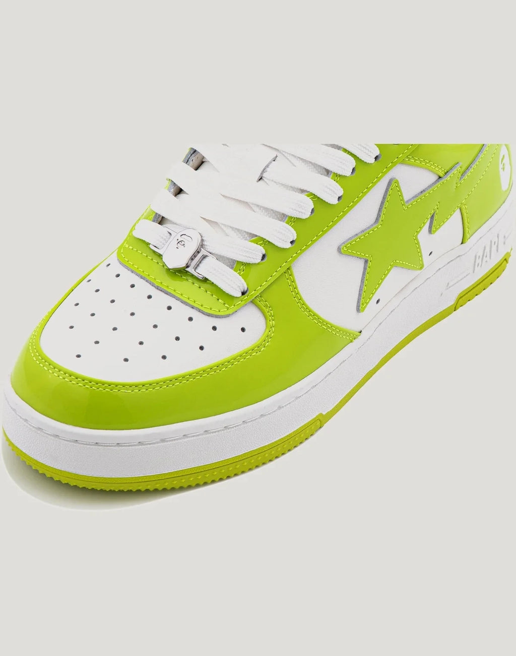 Men's Leather Low Top Sneakers - Black