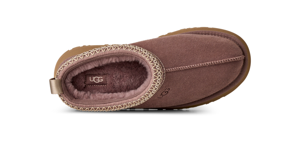 Women's Suede Platform Slipper - Bronze