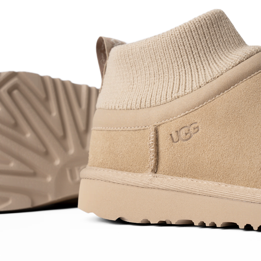 Kids' Suede Stretch Cuff Boot - Mustard