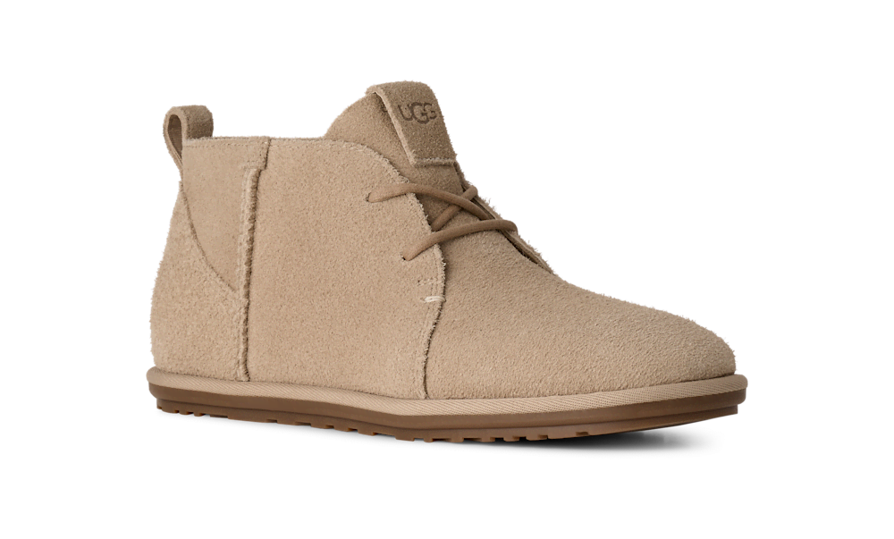 Women's Leather Lace-Up Boot - Sand