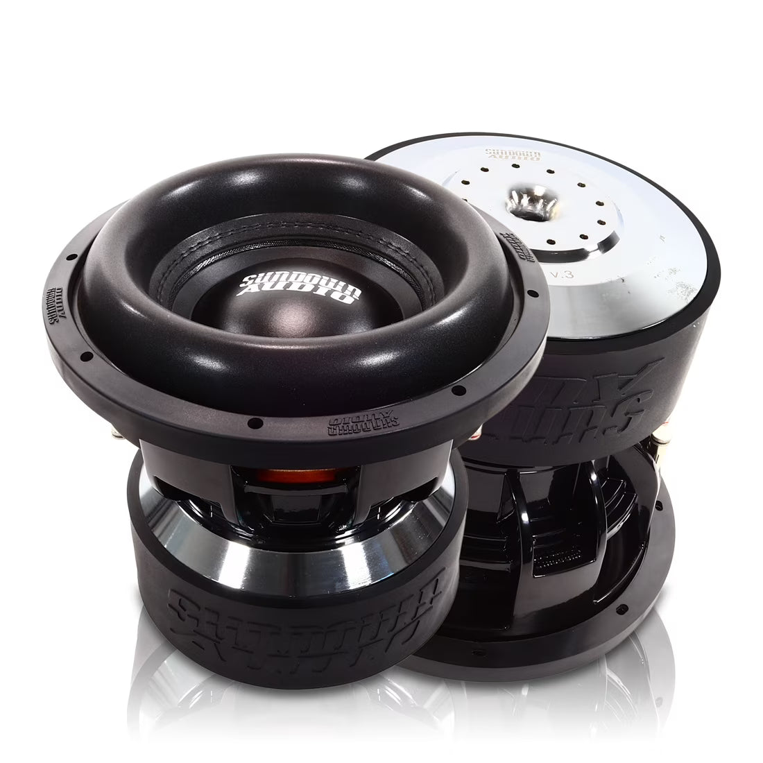 Sundown Audio 10in 2000W RMS Dual 1-Ohm Voice Coil Car Subwoofer, Black - X-10 V.3 D1