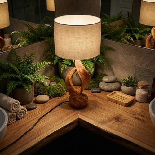 Boho Accent Table Lamp Bedroom Living Room Corner Space