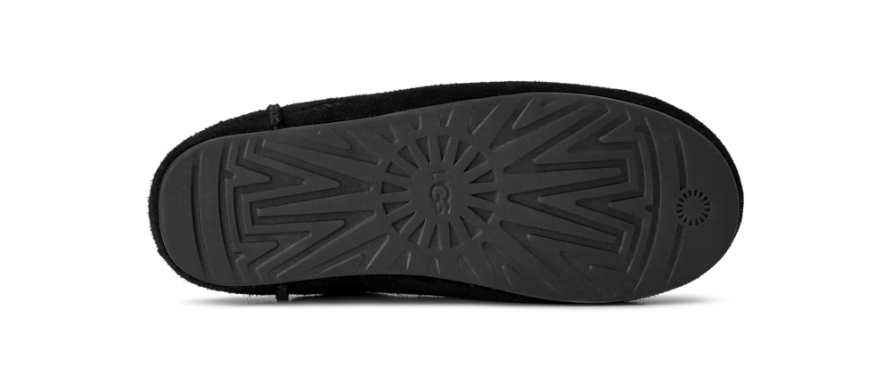 Women's Water-Resistant Suede Slip-On - Black