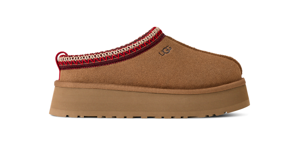 Women's Suede Platform Slipper - Bronze