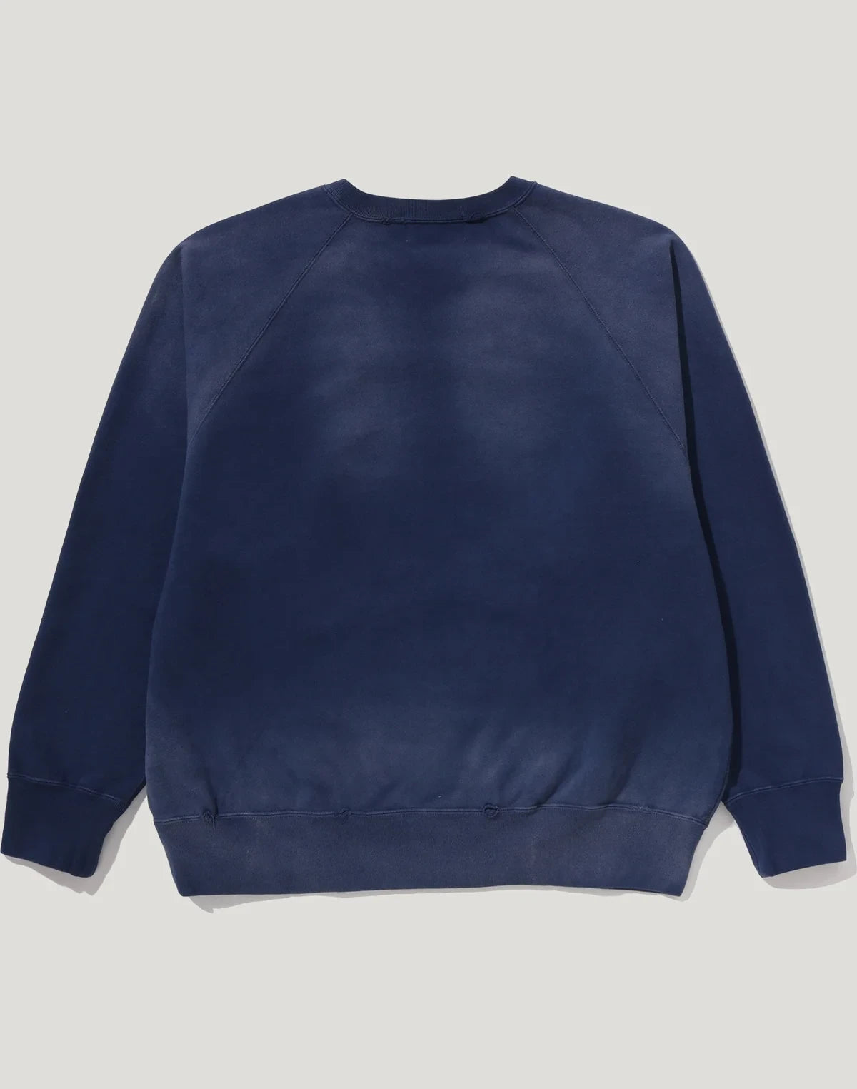 Men's Relaxed Washed Crewneck Sweatshirt - Navy