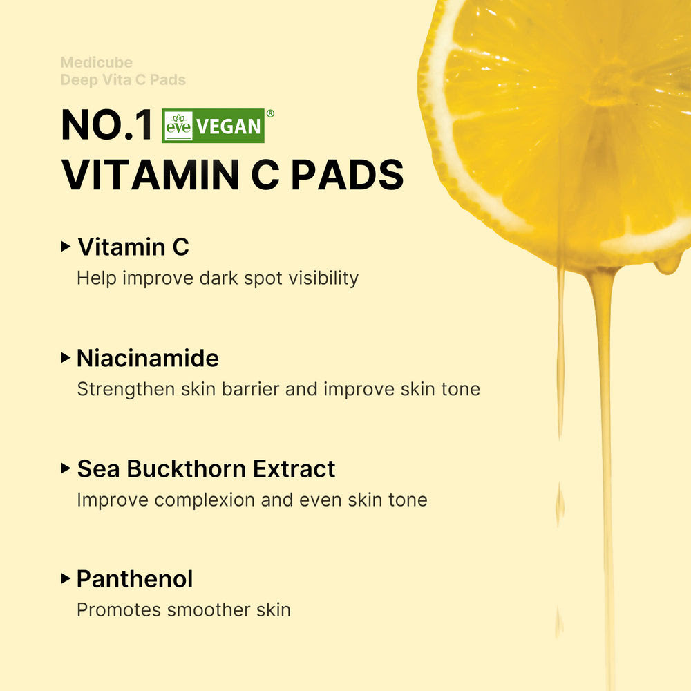 Vitamin C Exfoliating Toner Pads