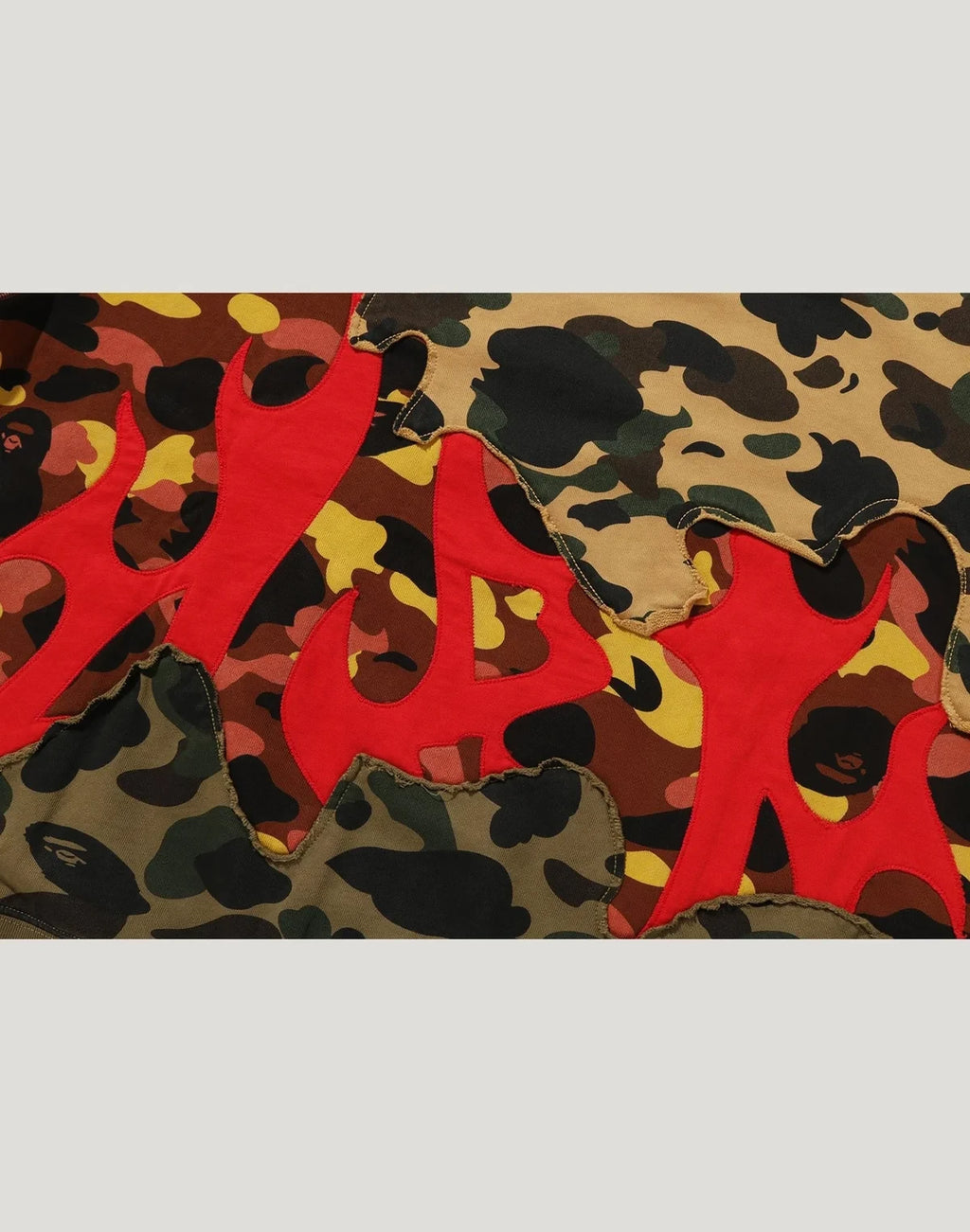 Men's Relaxed Cotton Camo Crewneck Sweatshirt