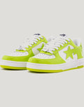 Men's Leather Low Top Sneakers - Black