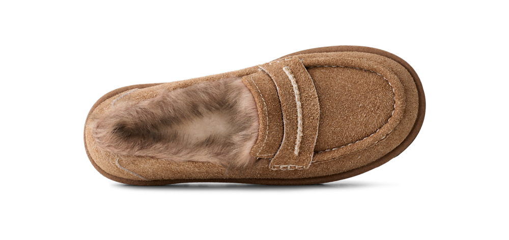 Women's Suede Loafer - Black