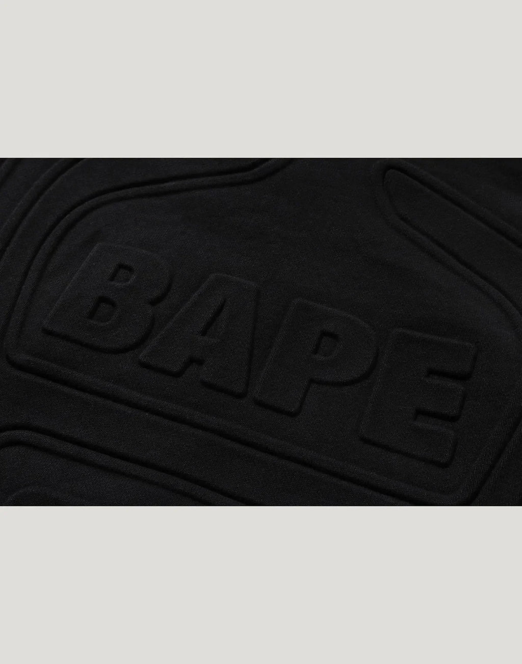Padded Cropped Graphic Hoodie - Black