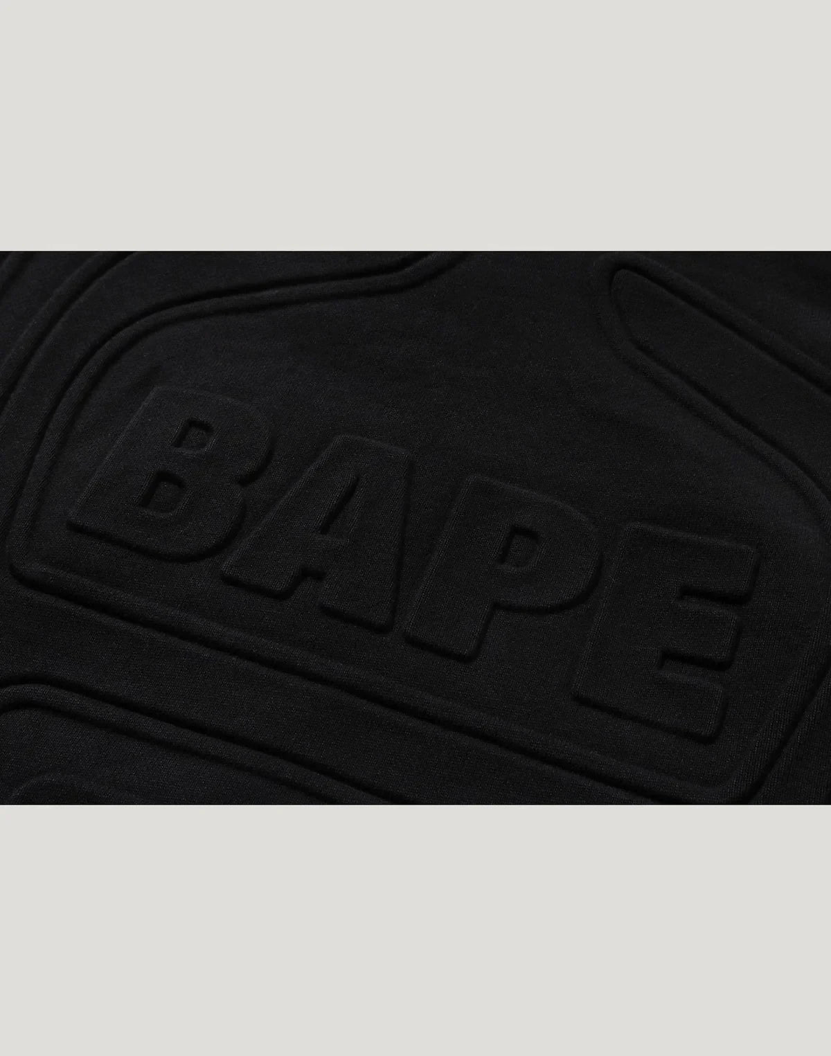 Padded Cropped Graphic Hoodie - Black