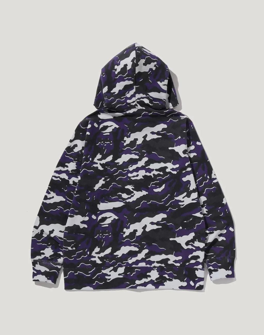 Men's Woodland Camo Full-Zip Hoodie - Purple