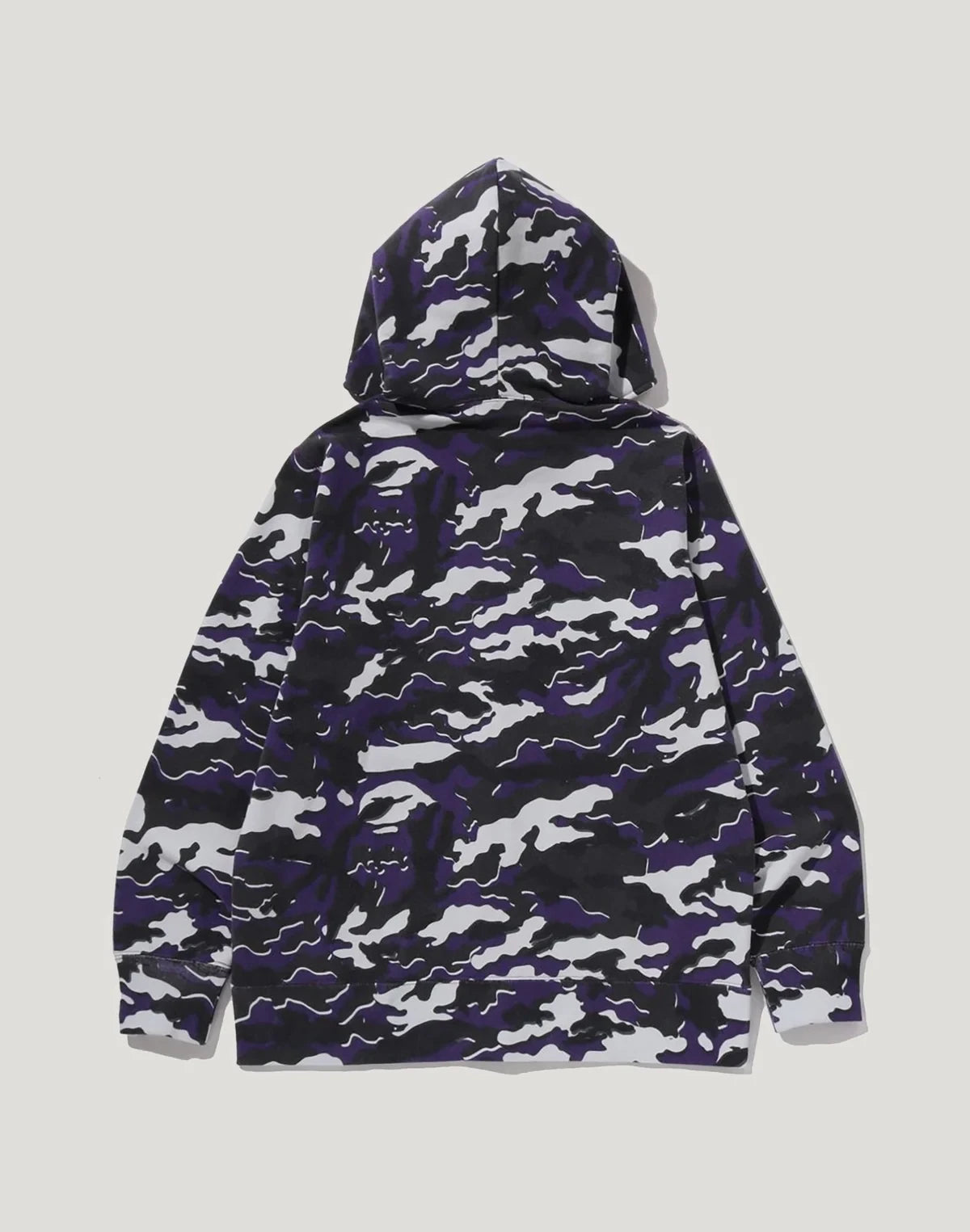 Men's Woodland Camo Full-Zip Hoodie - Purple