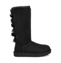 Women's Tall Sheepskin Bow Boot - Chestnut
