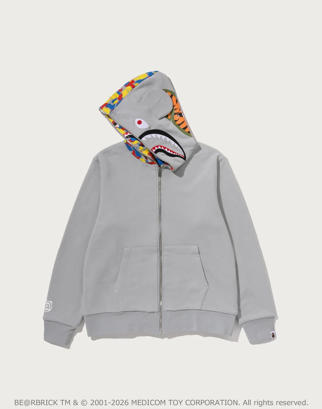 Reversible Full-Zip Graphic Hoodie - Multi