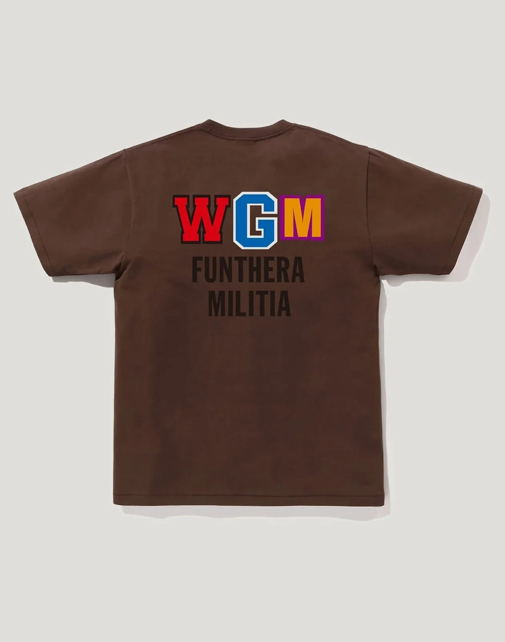 Men's Cotton Ocean Predator Graphic T-Shirt - Brown