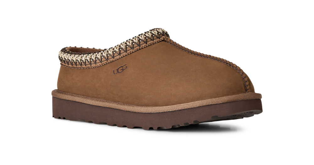 Women's Nubuck Indoor-Outdoor Mule - Dark Chestnut