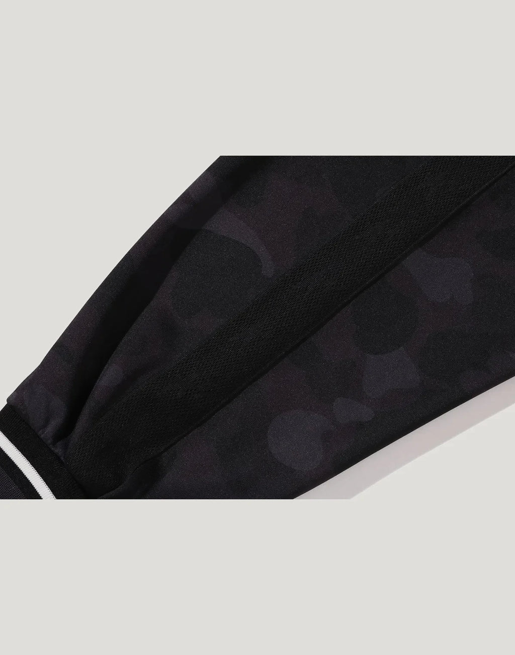 Camo Hooded Track Jacket - Purple