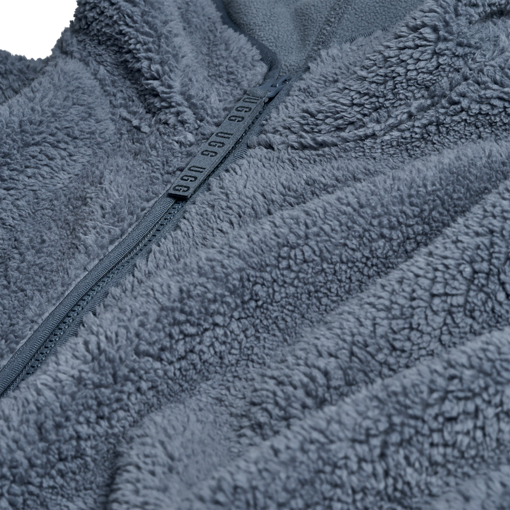 Women's Plush Fleece Zip Hoodie - Chestnut