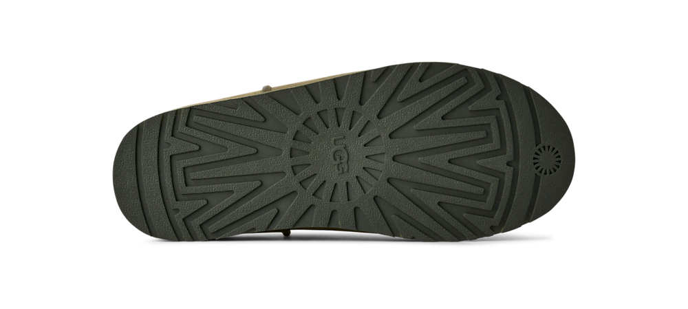 Men's Waterproof Nubuck Slip-On Clog - Olive