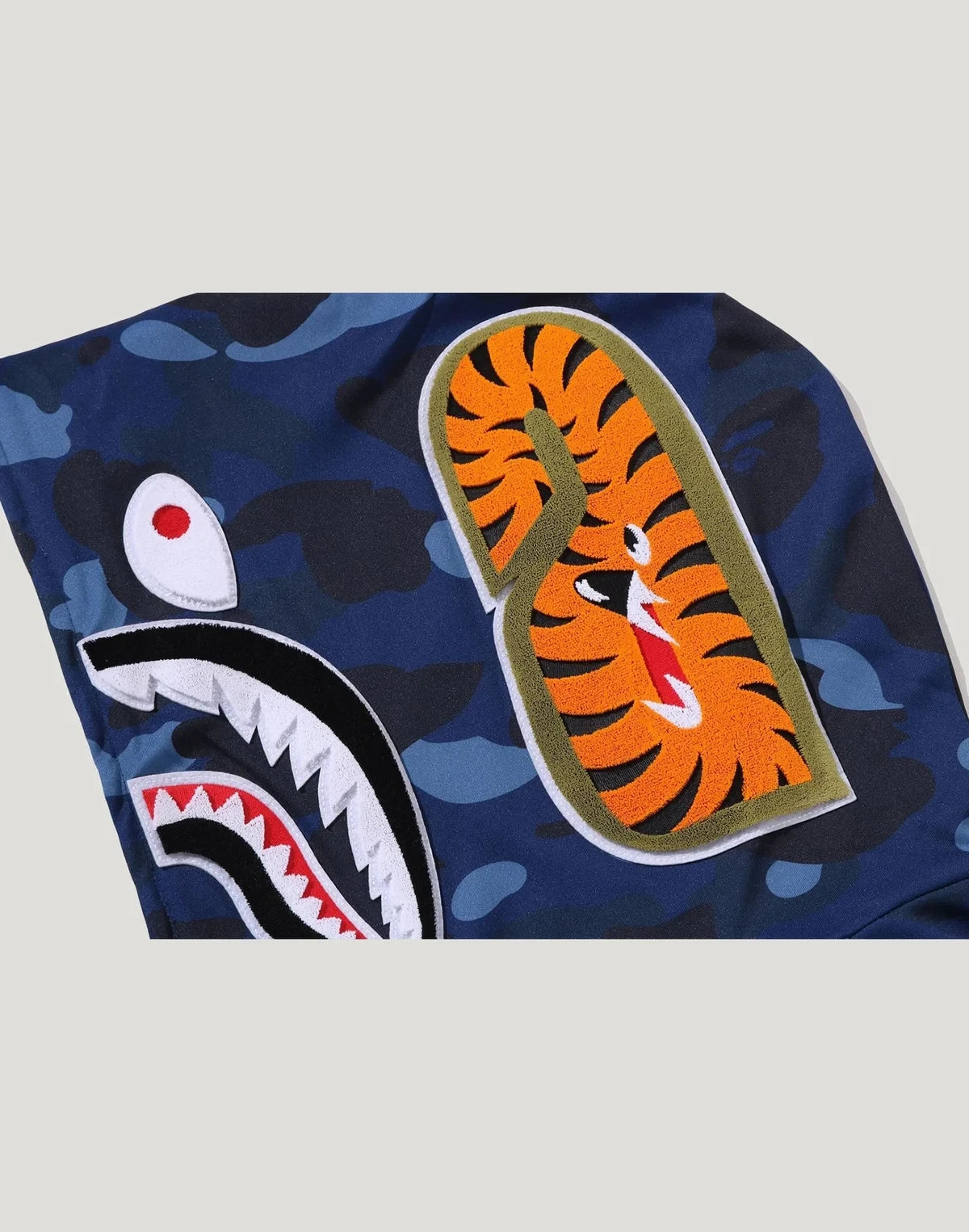 Camo Hooded Track Jacket - Purple