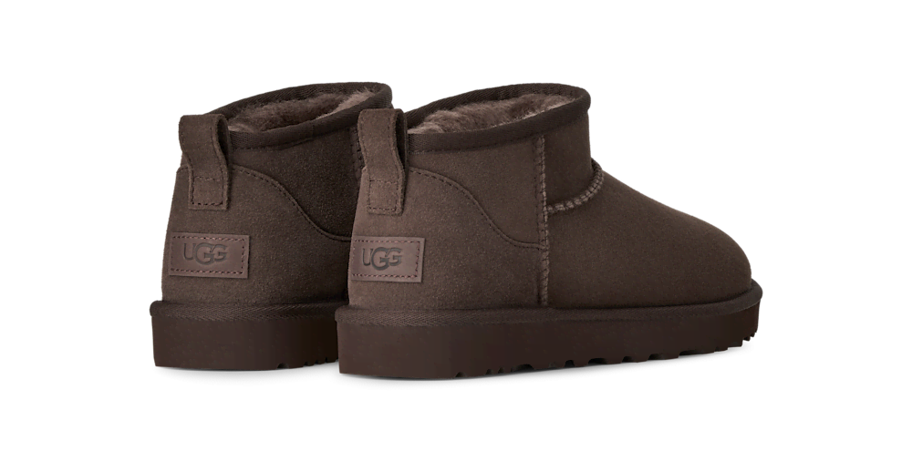 Women's Ultra-Short Sheepskin Boot - Grey