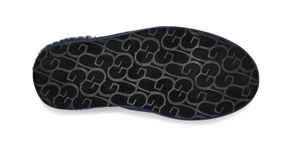 Men's Suede Open-Back Slipper - Brown