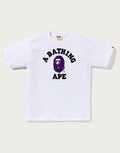Men's Cotton Camo Graphic T-Shirt - Black Purple