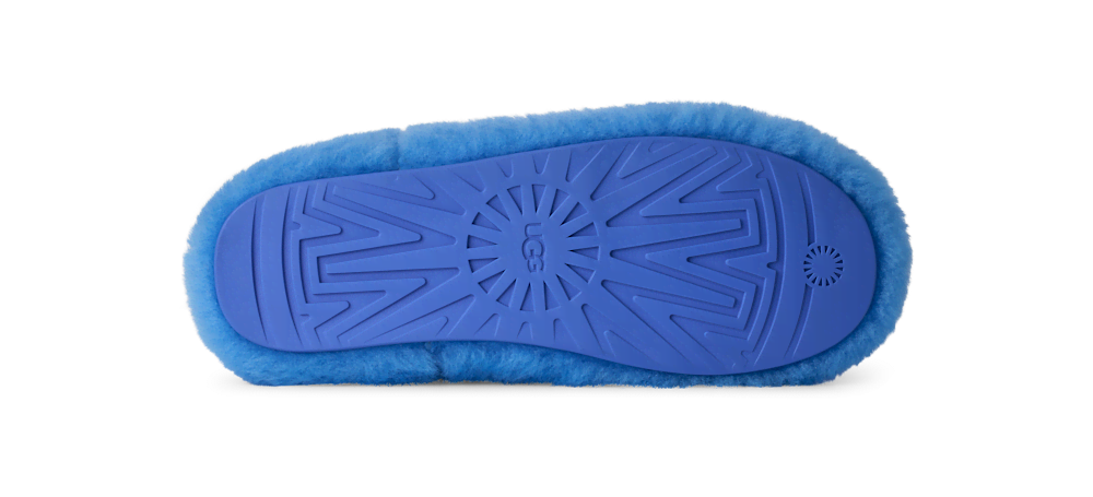 Women's Sheepskin Slip-On Slipper - Blue
