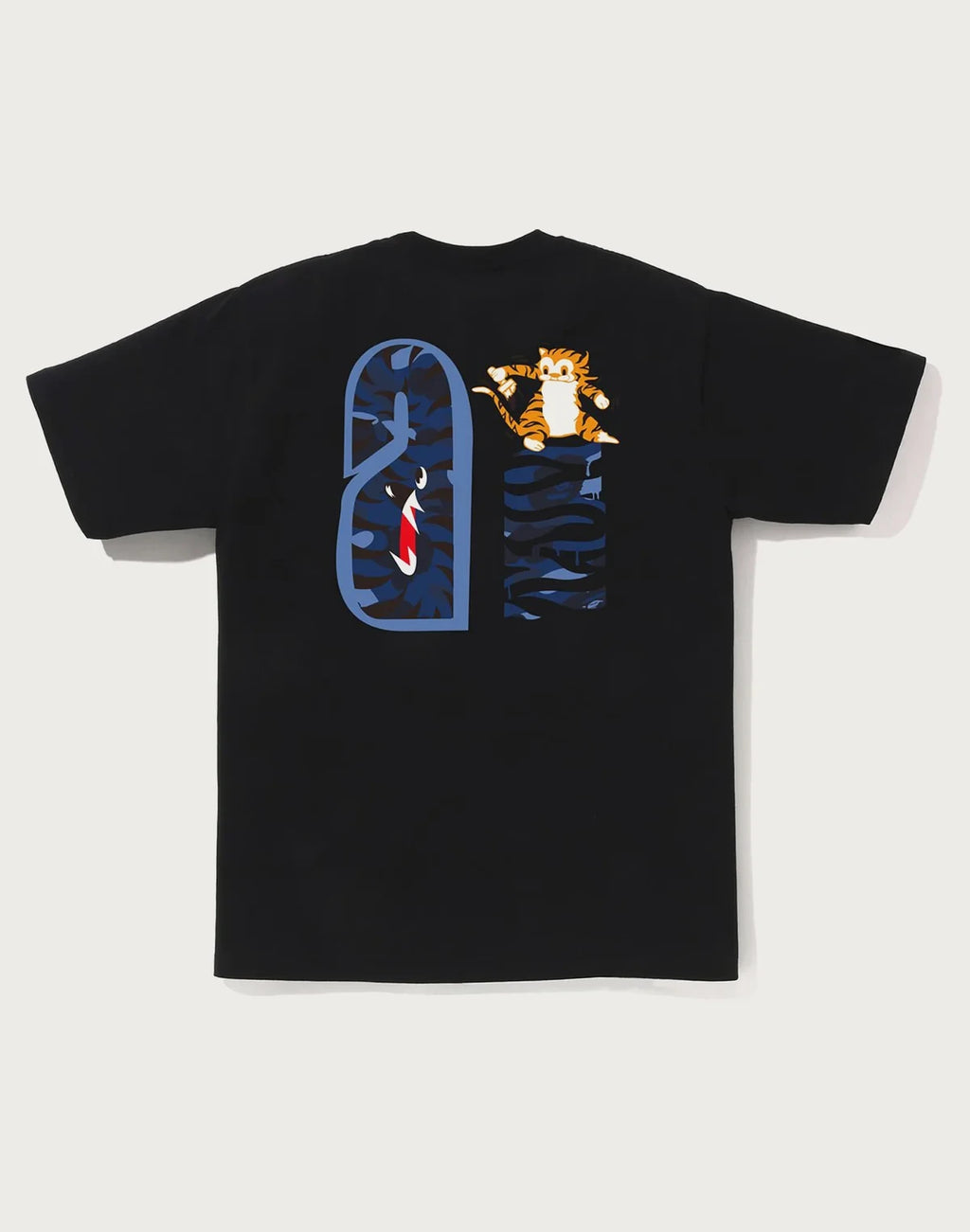 Men's Cotton Camo Graphic T-Shirt - Black Red