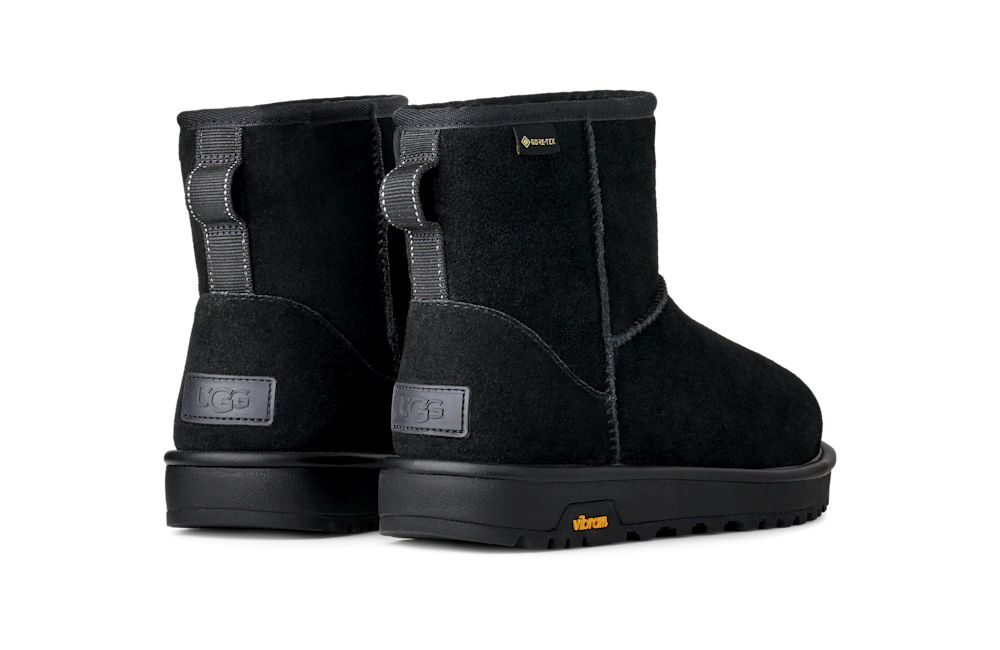 Women's Waterproof Suede Mini Winter Boot - Chestnut