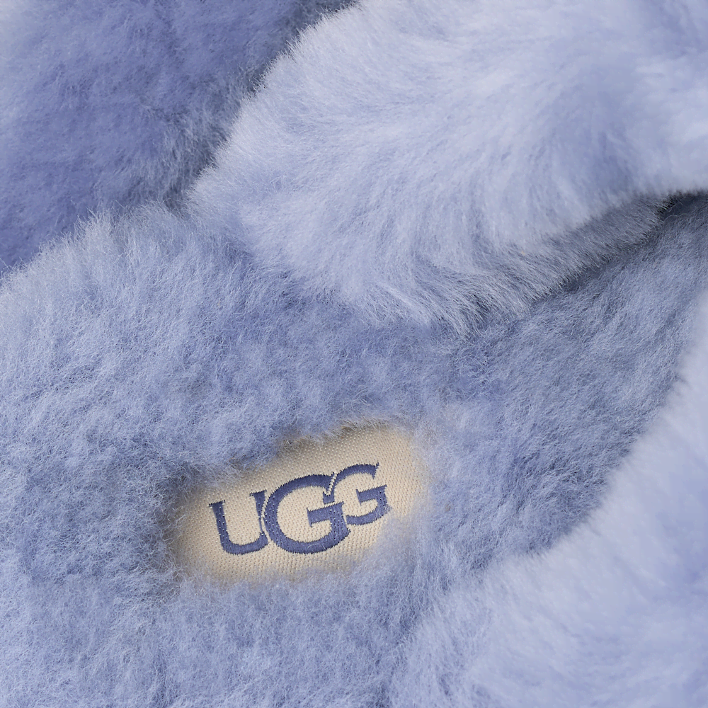Women's Suede Sheepskin Slide Slipper - Espresso