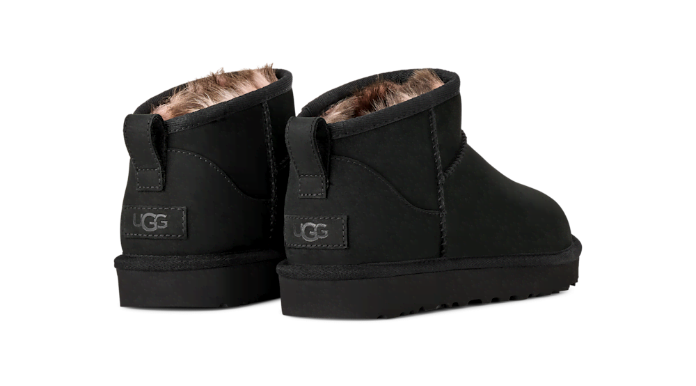 Women's Nubuck Mini Boot - Dark Chestnut