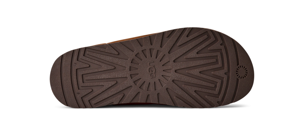 Men's Nubuck Slide Sandal - Black